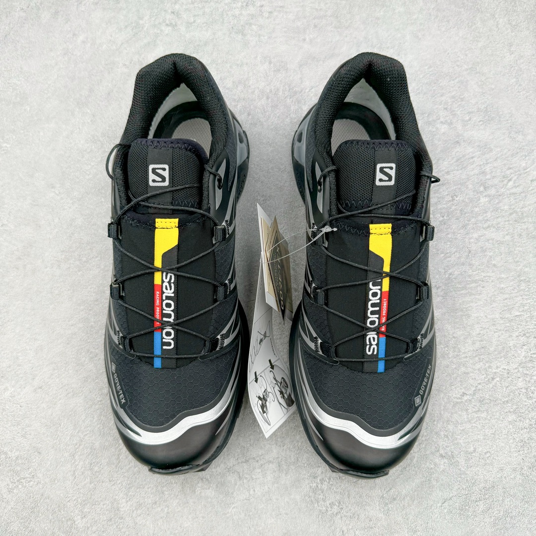  SALOMON XT-6 萨洛蒙  低筒 减震防滑 户外 跑步鞋 运动鞋 登山 男鞋 女鞋  波鞋（版型偏小一码）黑白色 474506