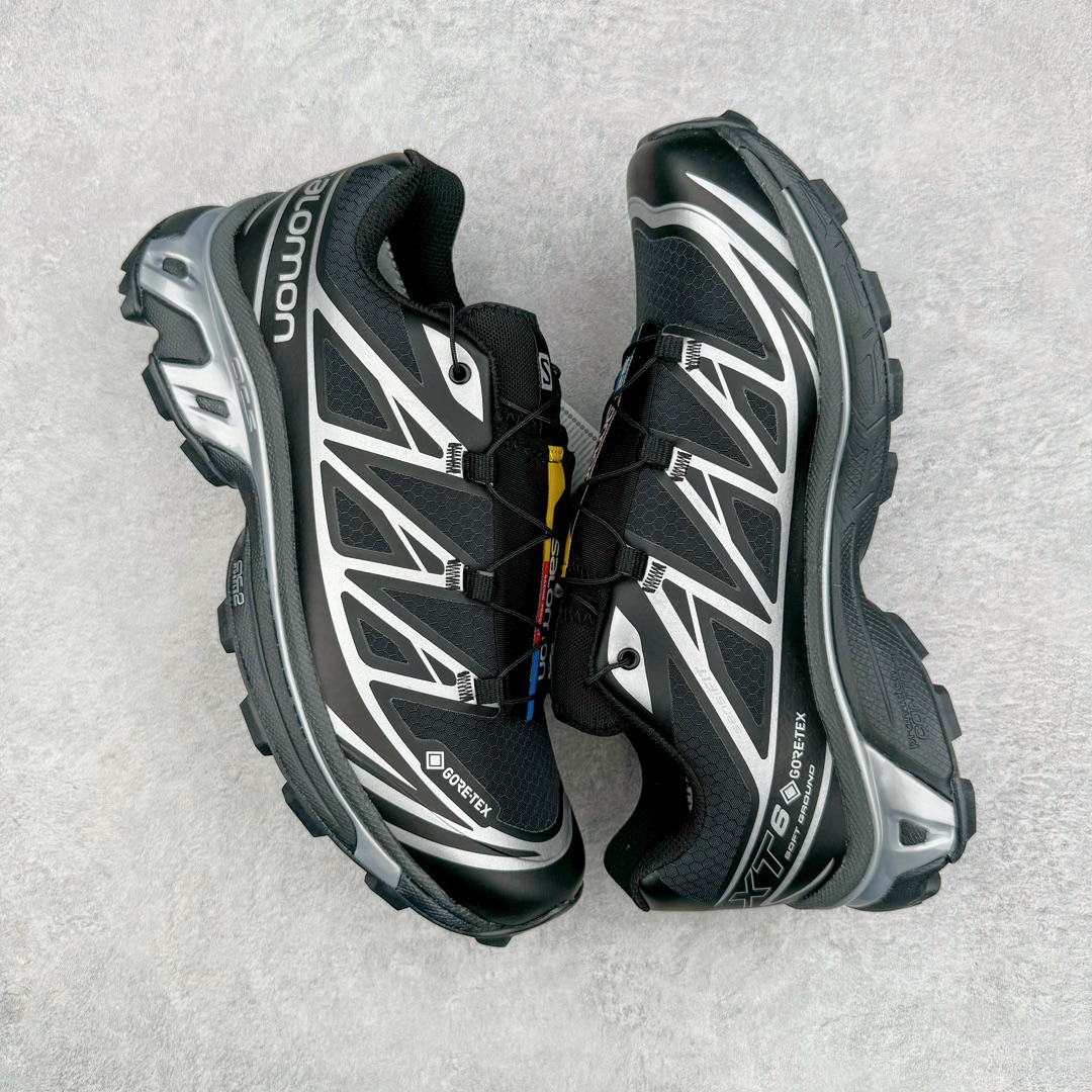  SALOMON XT-6 萨洛蒙  低筒 减震防滑 户外 跑步鞋 运动鞋 登山 男鞋 女鞋  波鞋（版型偏小一码）黑白色 474506