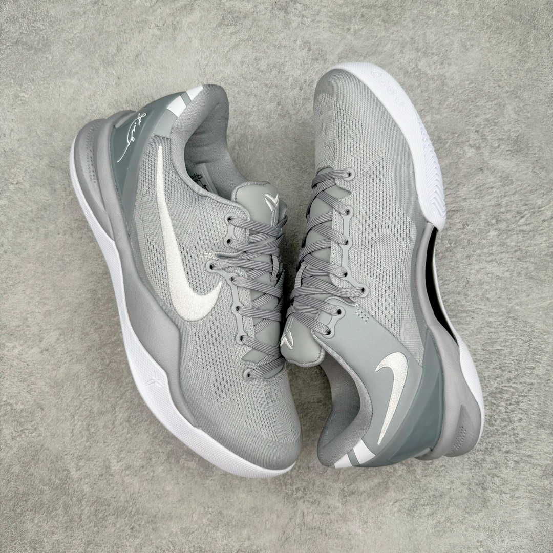 s2外贸 Kobe8 Protro Wolf Grey  科比8 低筒  全掌LUNARLON 鞋墊 籃球鞋 實戰鞋 球鞋 男鞋 波鞋 灰色 HF9550-002