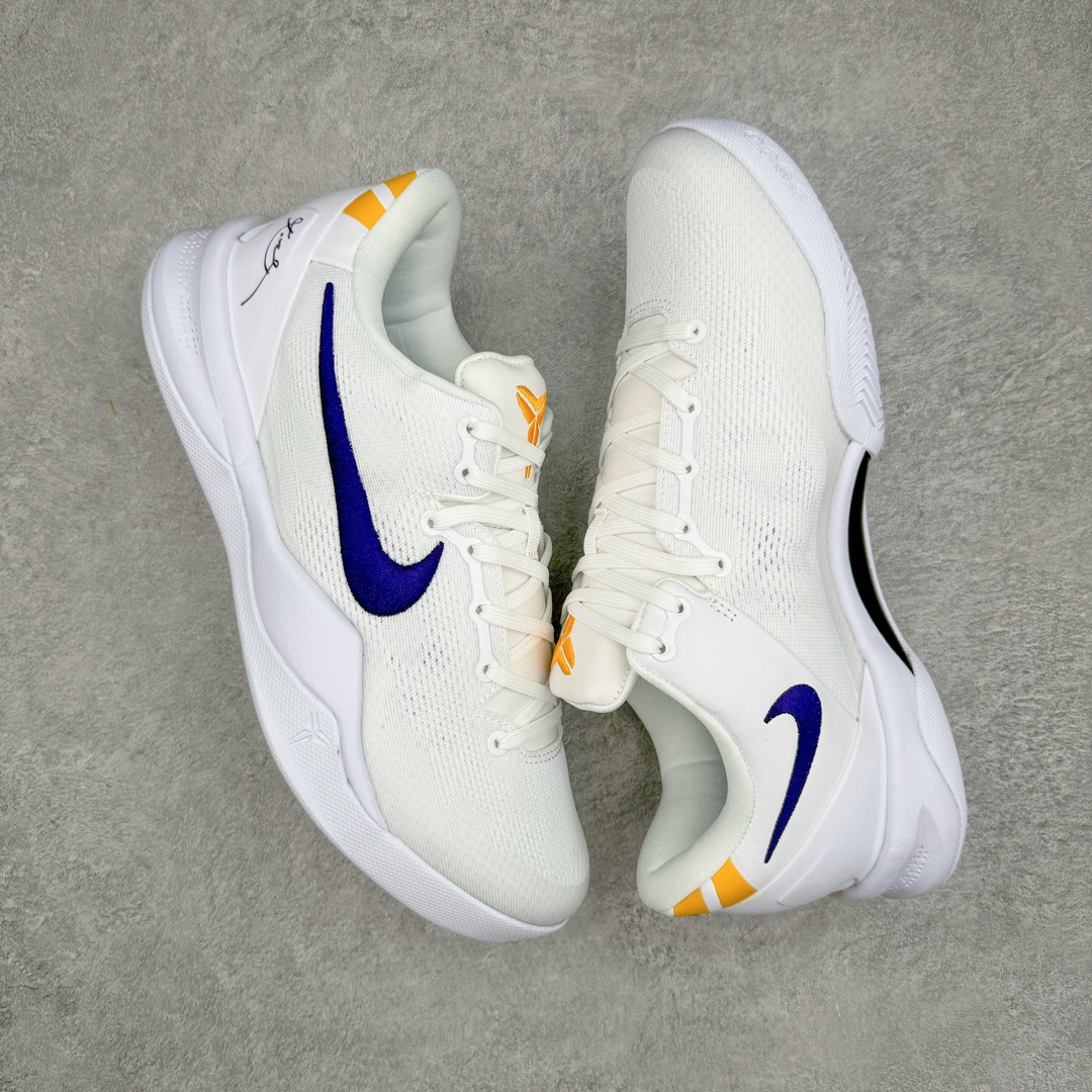  s2外贸 Kobe8 Protro Lakers Home  科比8 低筒  全掌LUNARLON 鞋墊 籃球鞋 實戰鞋 球鞋 男鞋 波鞋 湖人 HF9550-100
