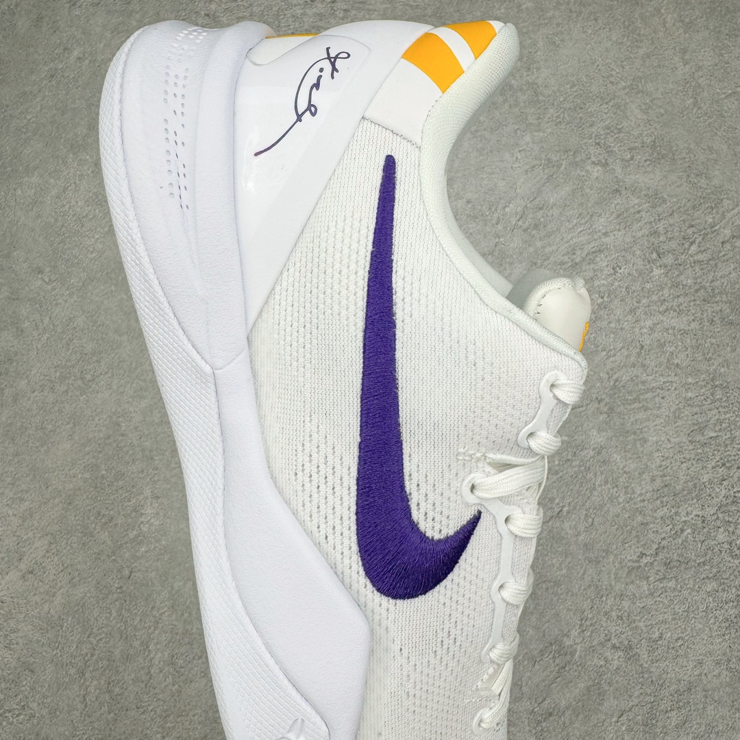  s2外贸 Kobe8 Protro Lakers Home  科比8 低筒  全掌LUNARLON 鞋墊 籃球鞋 實戰鞋 球鞋 男鞋 波鞋 湖人 HF9550-100