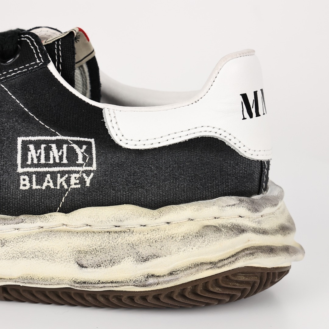  新版 MIHARA YASUHIRO 三原康裕 Wayne MMY  低筒 溶胶鞋 帆布鞋 板鞋 休闲鞋 增高鞋 男鞋 女鞋 做旧黑色 A10FW712