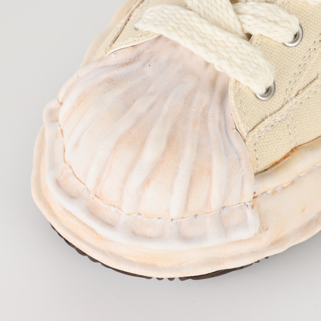  新版 MIHARA YASUHIRO 三原康裕 Wayne MMY  低筒 溶胶鞋 帆布鞋 板鞋 休闲鞋 增高鞋 男鞋 女鞋 做旧白色 A08FW710