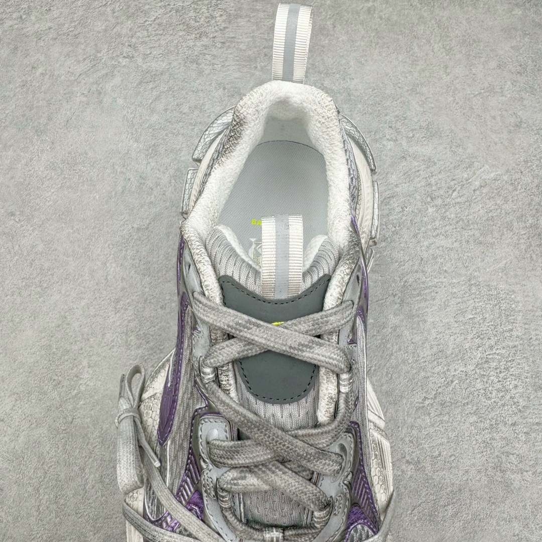  Balenciaga 巴黎世家 3XL 网布 系带 做旧 低筒 老爹鞋 运动 复古板鞋 休闲鞋 男鞋 女鞋 银紫