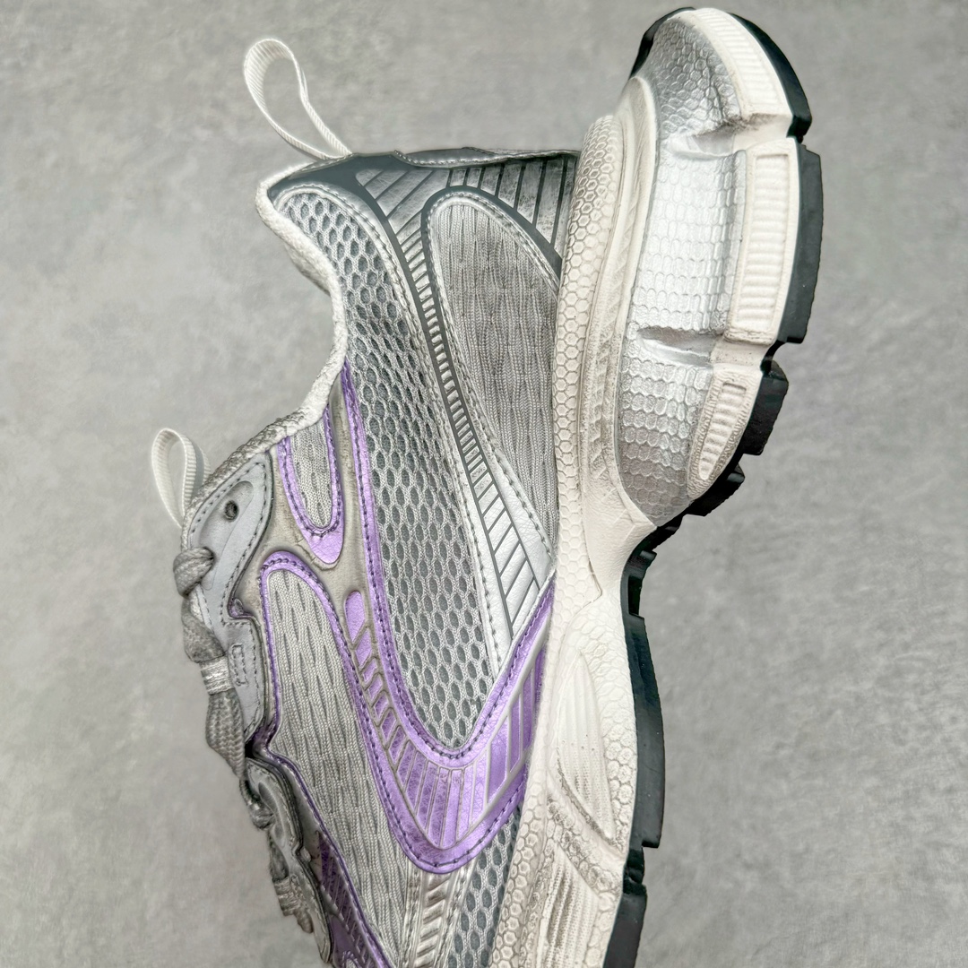  Balenciaga 巴黎世家 3XL 网布 系带 做旧 低筒 老爹鞋 运动 复古板鞋 休闲鞋 男鞋 女鞋 银紫