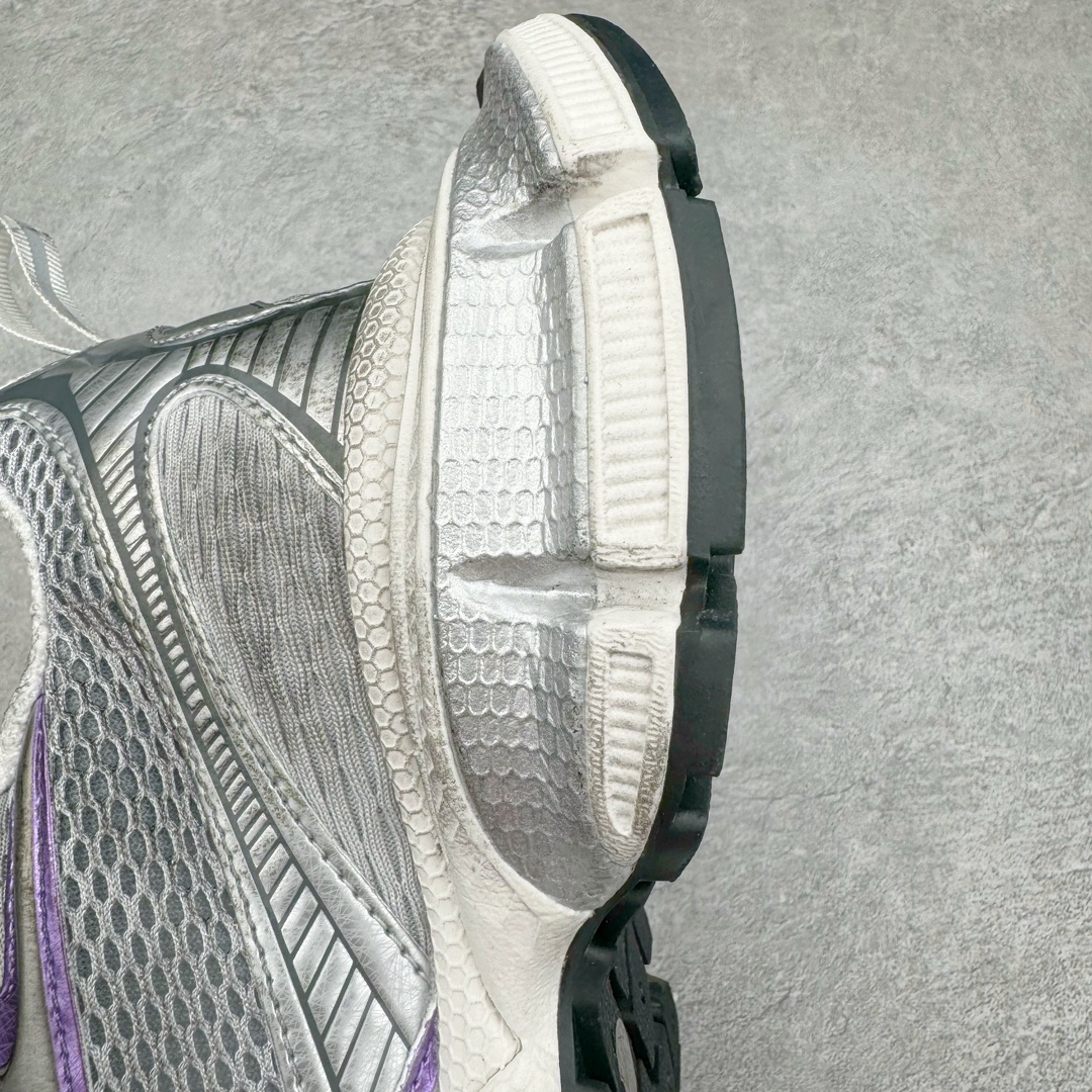  Balenciaga 巴黎世家 3XL 网布 系带 做旧 低筒 老爹鞋 运动 复古板鞋 休闲鞋 男鞋 女鞋 银紫