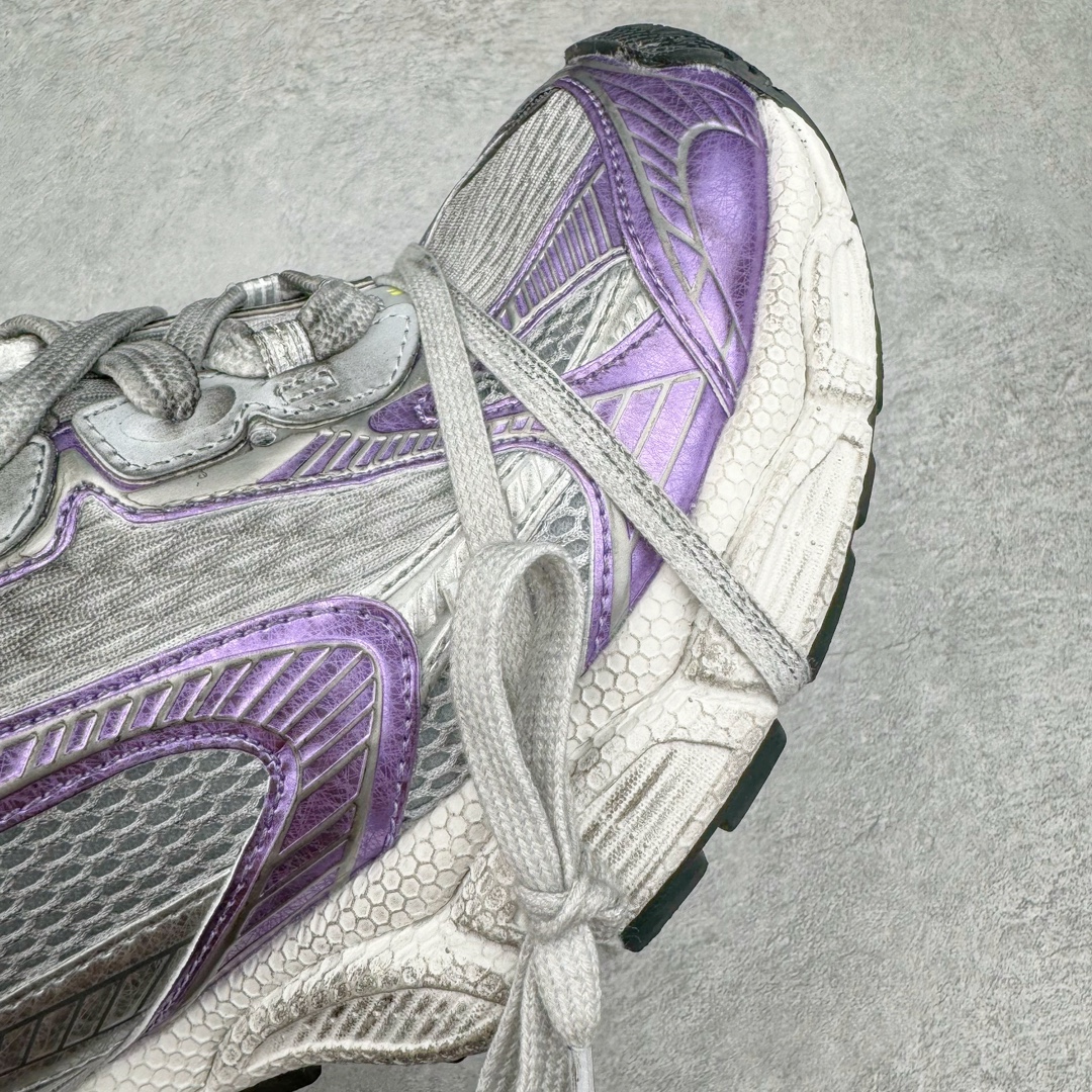  Balenciaga 巴黎世家 3XL 网布 系带 做旧 低筒 老爹鞋 运动 复古板鞋 休闲鞋 男鞋 女鞋 银紫