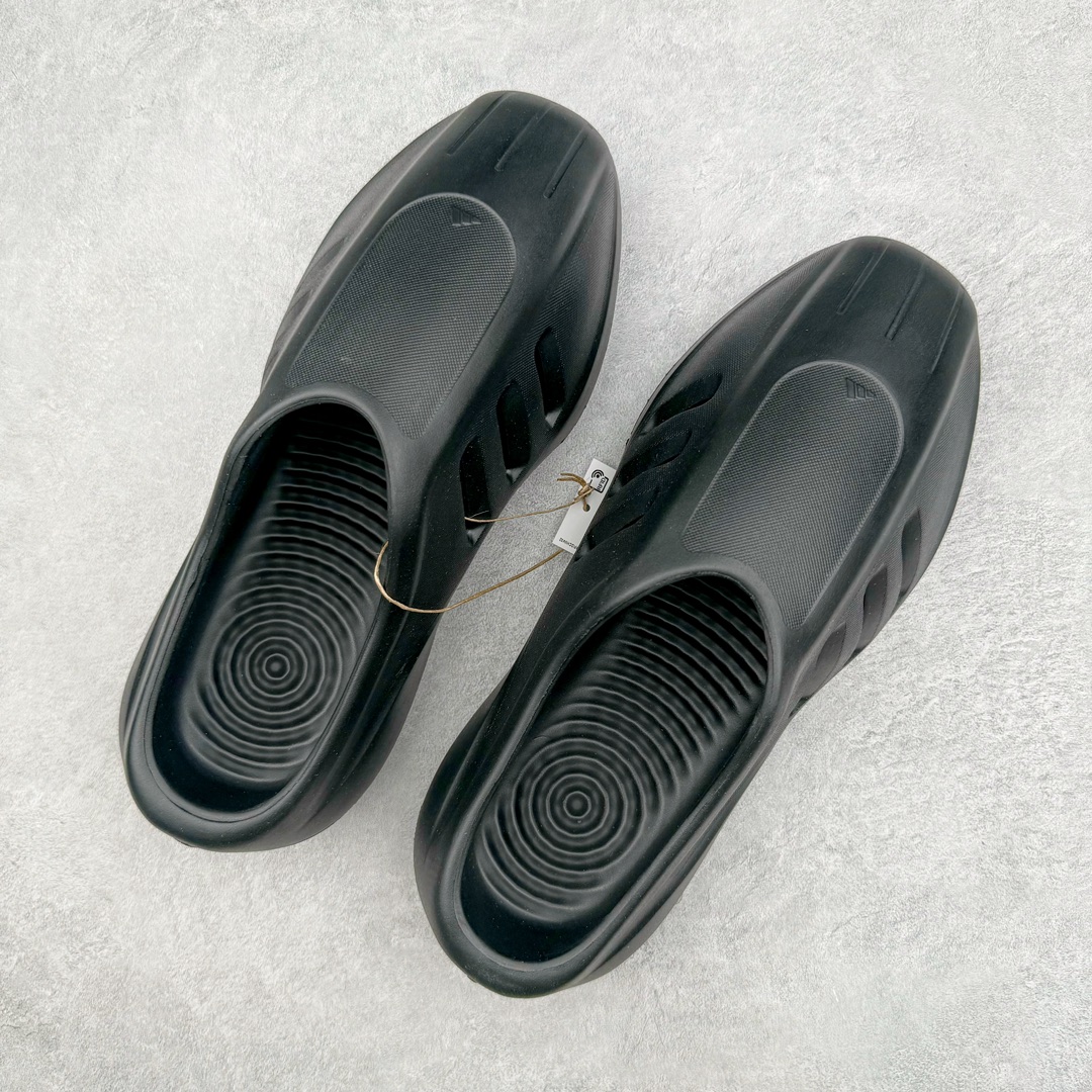 Adidas originals AdiFom lllnfinity 防滑防磨 包头 室外 室内拖鞋 沙滩鞋 男鞋 女鞋 黑色 IG6969