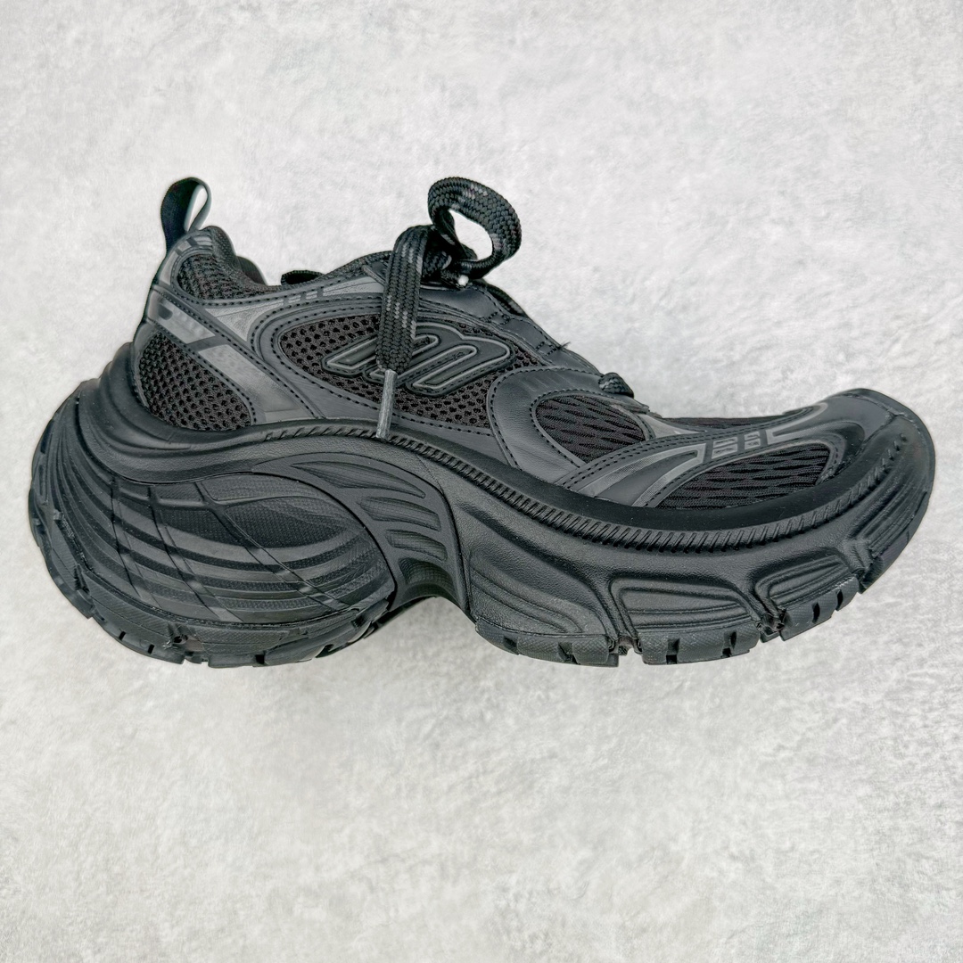  Balenciaga  巴黎世家 10XL 网布 系带 做旧 低筒 老爹鞋 运动 复古板鞋 休闲鞋 男鞋 女鞋 波鞋 黑武士