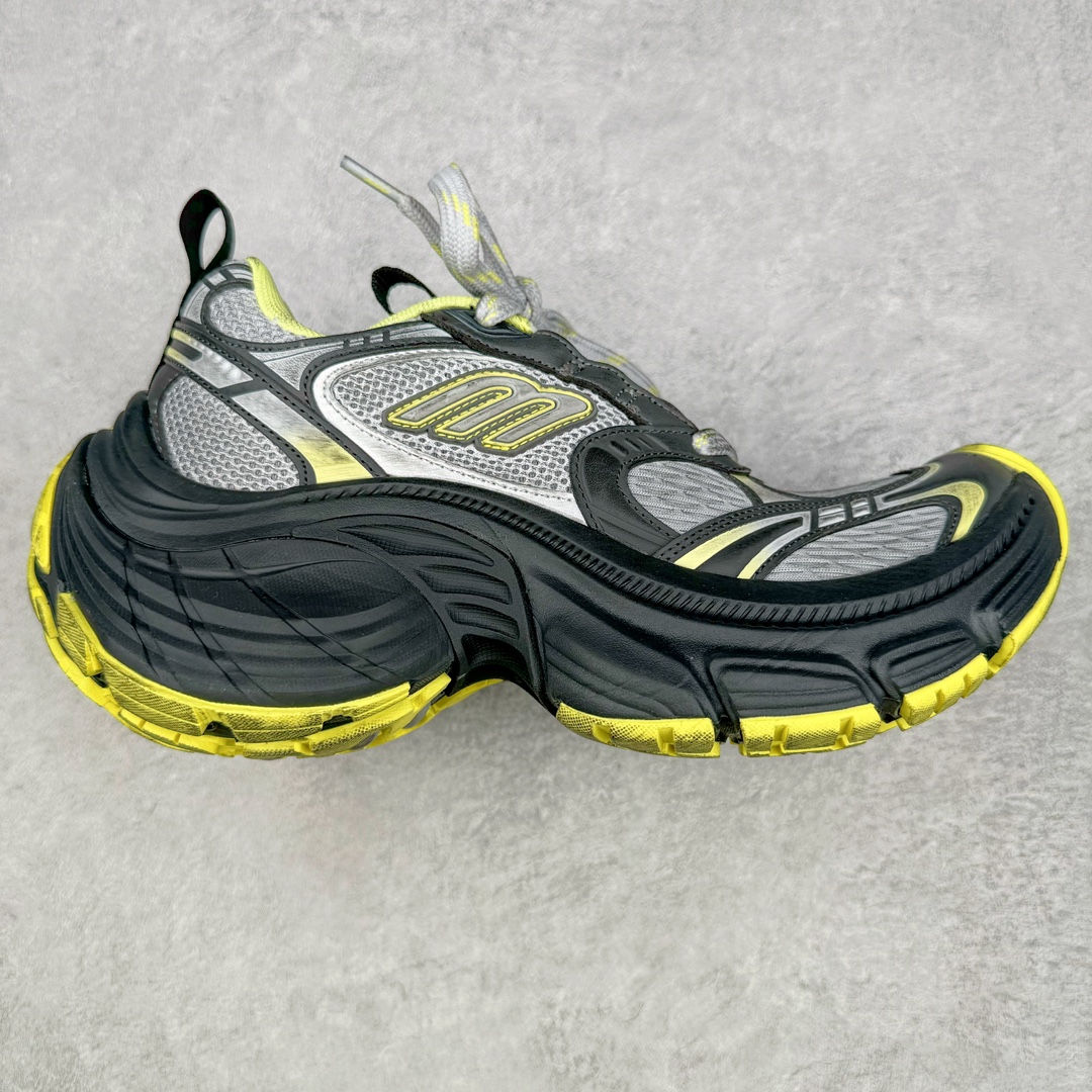  Balenciaga  巴黎世家 10XL 网布 系带 做旧 低筒 老爹鞋 运动 复古板鞋 休闲鞋 男鞋 女鞋 波鞋 灰黄