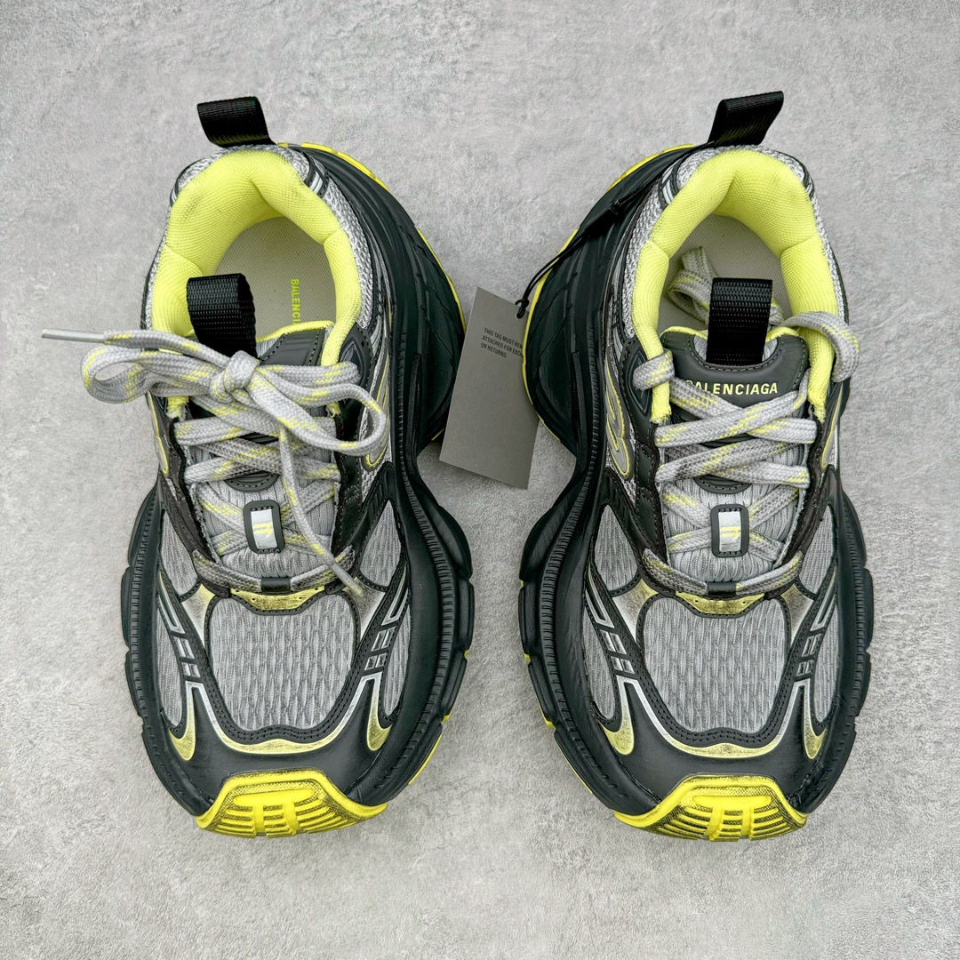  Balenciaga  巴黎世家 10XL 网布 系带 做旧 低筒 老爹鞋 运动 复古板鞋 休闲鞋 男鞋 女鞋 波鞋 灰黄