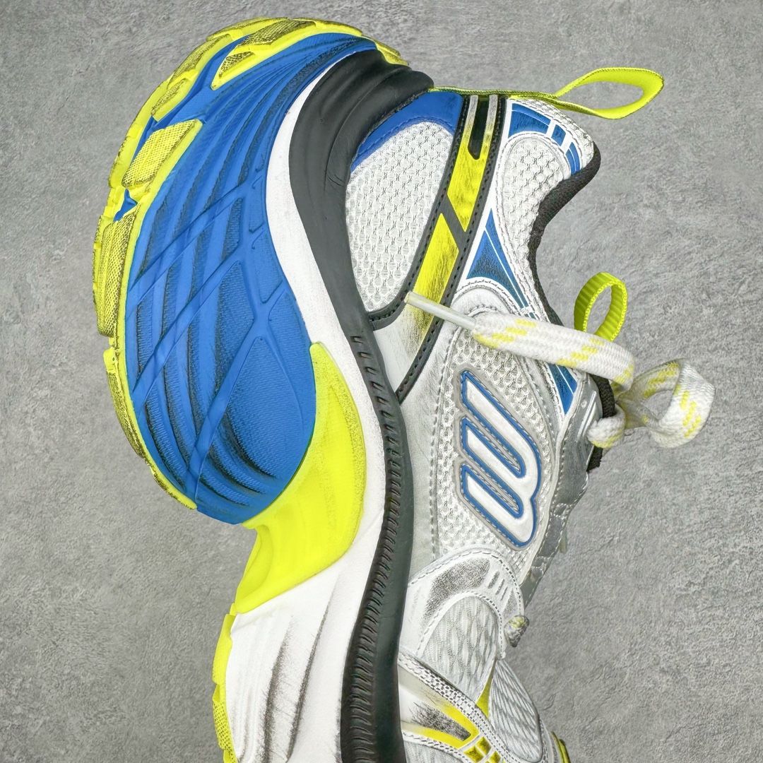  Balenciaga  巴黎世家 10XL 网布 系带 做旧 低筒 老爹鞋 运动 复古板鞋 休闲鞋 男鞋 女鞋 波鞋 灰蓝黄