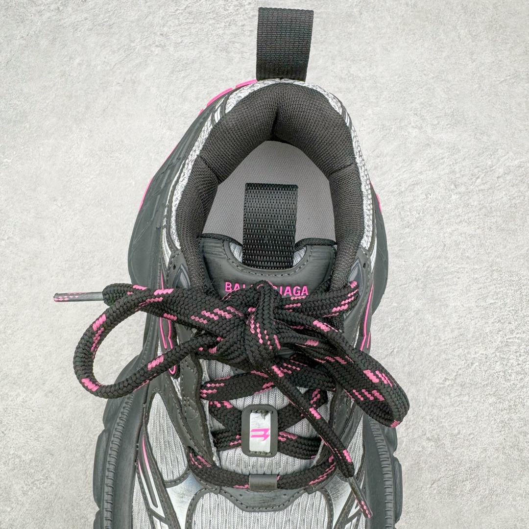  Balenciaga  巴黎世家 10XL 网布 系带 做旧 低筒 老爹鞋 运动 复古板鞋 休闲鞋 男鞋 女鞋 波鞋 黑粉色