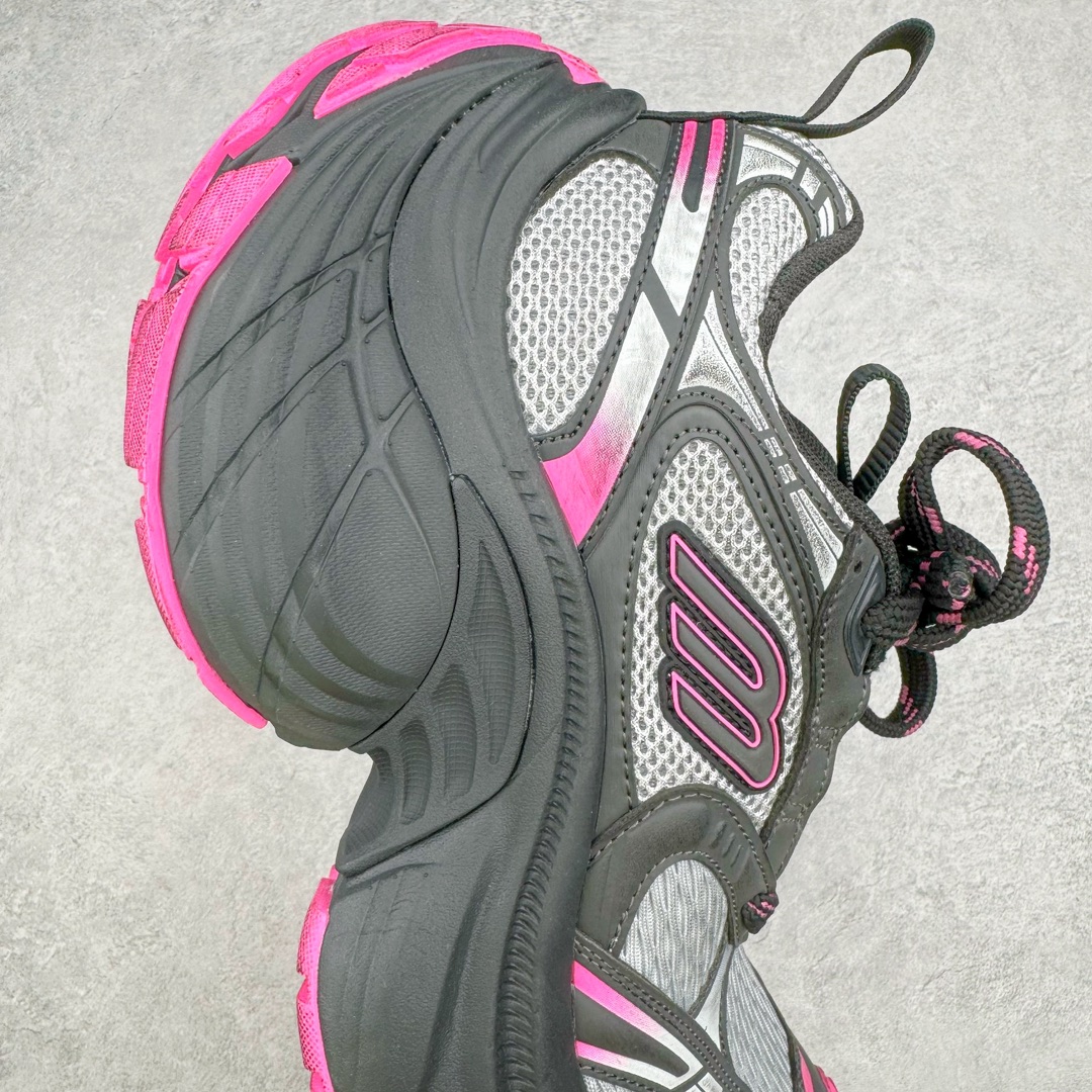  Balenciaga  巴黎世家 10XL 网布 系带 做旧 低筒 老爹鞋 运动 复古板鞋 休闲鞋 男鞋 女鞋 波鞋 黑粉色