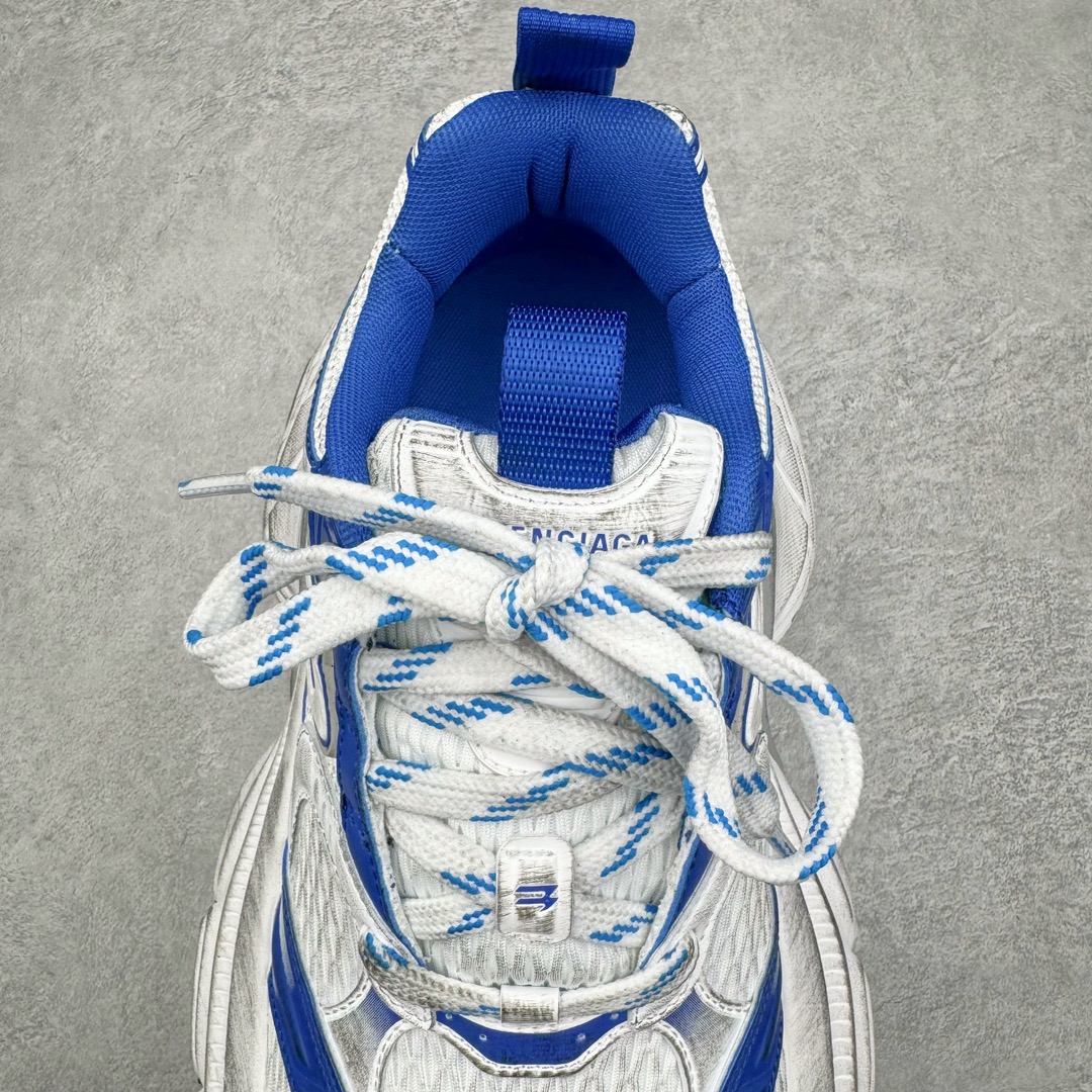  Balenciaga  巴黎世家 10XL 网布 系带 做旧 低筒 老爹鞋 运动 复古板鞋 休闲鞋 男鞋 女鞋 波鞋 白蓝