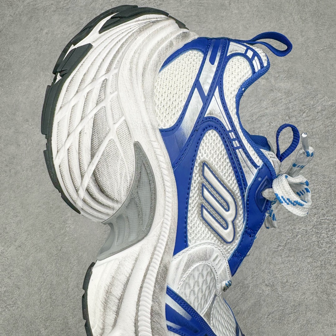  Balenciaga  巴黎世家 10XL 网布 系带 做旧 低筒 老爹鞋 运动 复古板鞋 休闲鞋 男鞋 女鞋 波鞋 白蓝