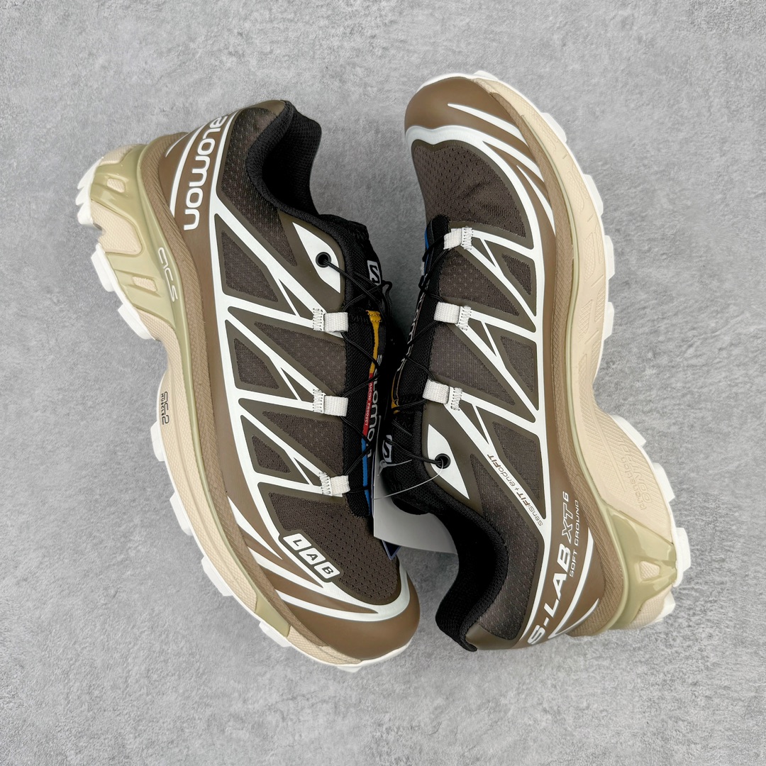  SALOMON XT-6 萨洛蒙  低筒 减震防滑 户外 跑步鞋 运动鞋 登山 男鞋 女鞋  波鞋（版型偏小一码）M鹪鹩棕 473058