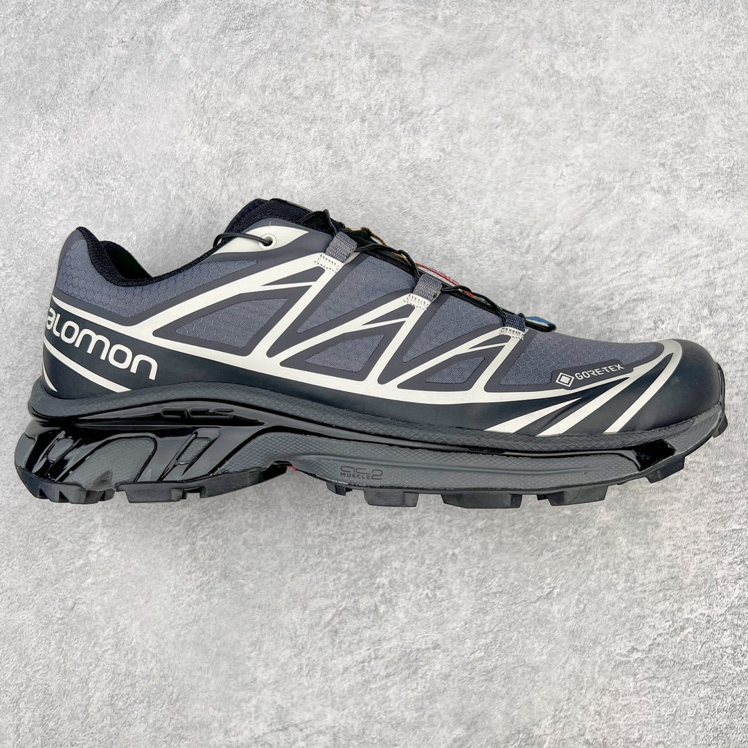 SALOMON XT-6 萨洛蒙  低筒 减震防滑 户外 跑步鞋 运动鞋 登山 男鞋 女鞋  波鞋（版型偏小一码）M银灰色 416635