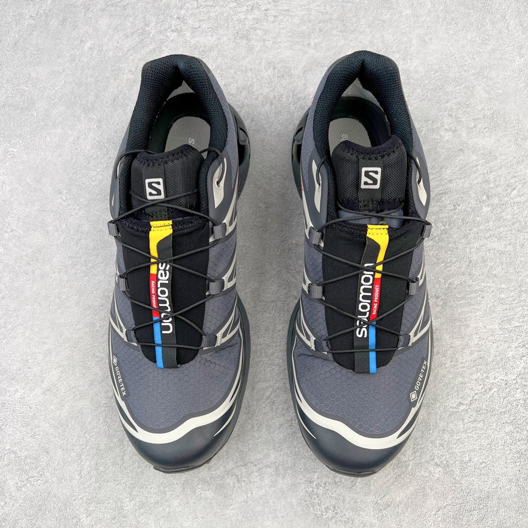 SALOMON XT-6 萨洛蒙  低筒 减震防滑 户外 跑步鞋 运动鞋 登山 男鞋 女鞋  波鞋（版型偏小一码）M银灰色 416635