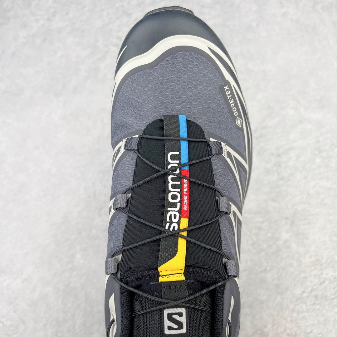 SALOMON XT-6 萨洛蒙  低筒 减震防滑 户外 跑步鞋 运动鞋 登山 男鞋 女鞋  波鞋（版型偏小一码）M银灰色 416635