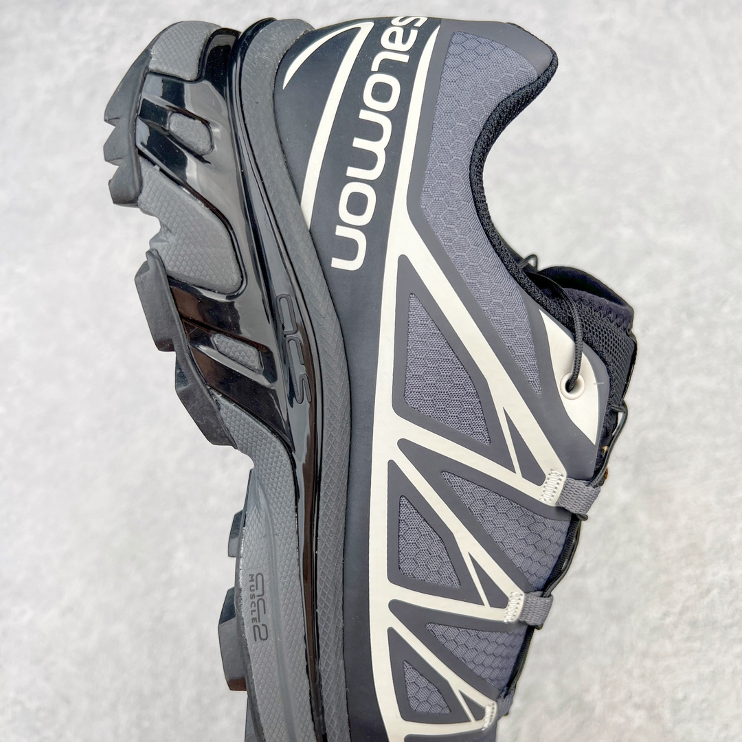 SALOMON XT-6 萨洛蒙  低筒 减震防滑 户外 跑步鞋 运动鞋 登山 男鞋 女鞋  波鞋（版型偏小一码）M银灰色 416635