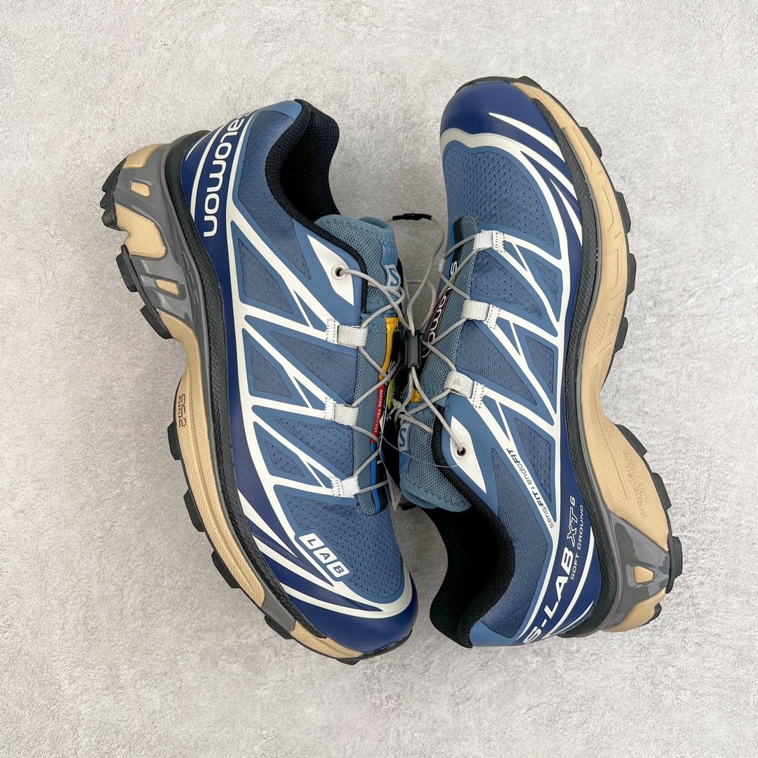  SALOMON XT-6 萨洛蒙  低筒 减震防滑 户外 跑步鞋 运动鞋 登山 男鞋 女鞋  波鞋（版型偏小一码）风尚千蓝 M473816