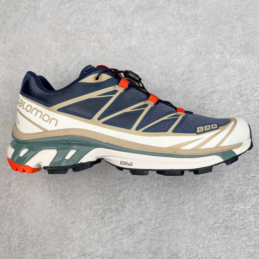  SALOMON XT-6 萨洛蒙  低筒 减震防滑 户外 跑步鞋 运动鞋 登山 男鞋 女鞋  波鞋（版型偏小一码）油墨黑 414552