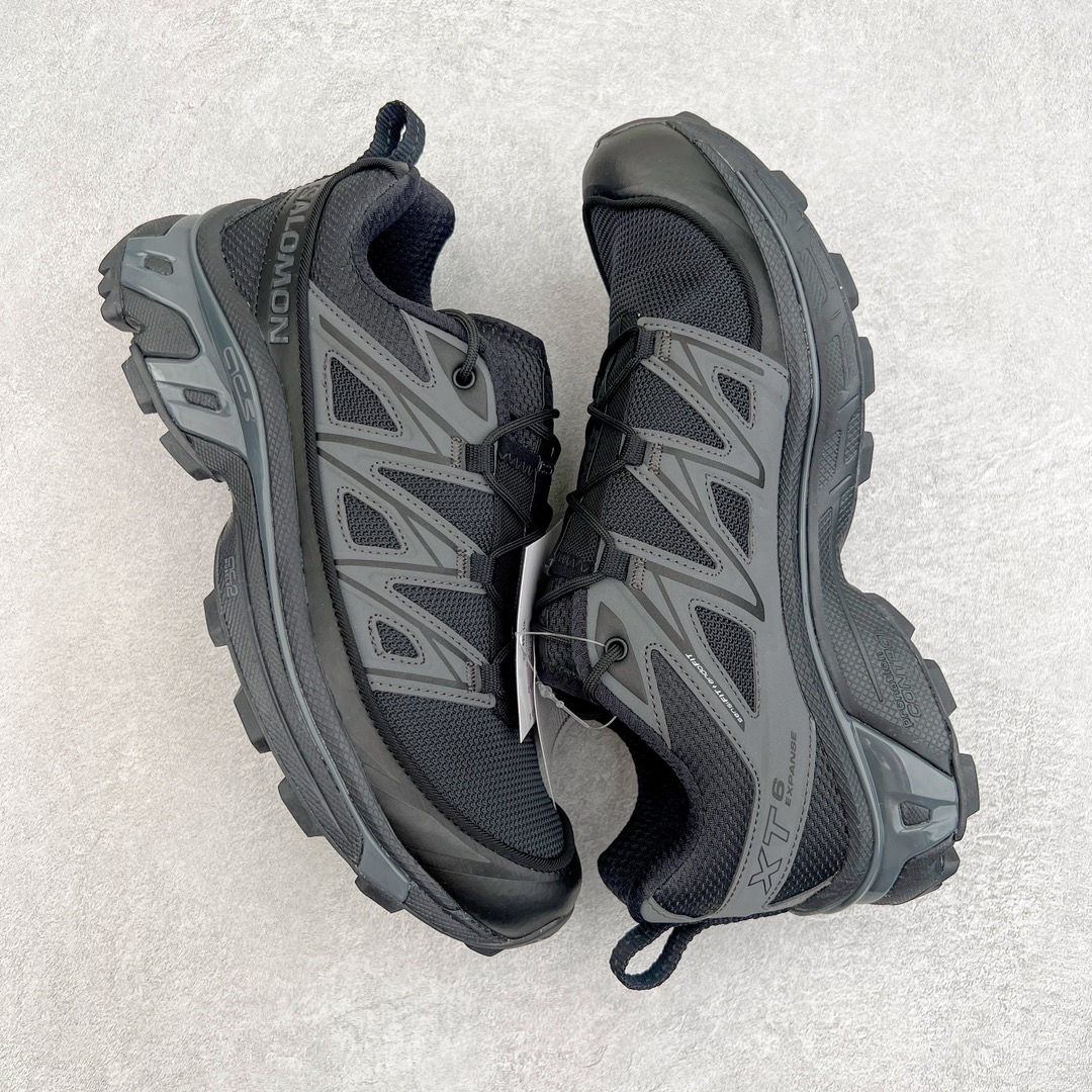  SALOMON XT-6 萨洛蒙  低筒 减震防滑 户外 跑步鞋 运动鞋 登山 男鞋 女鞋  波鞋（版型偏小一码）黑色 417413