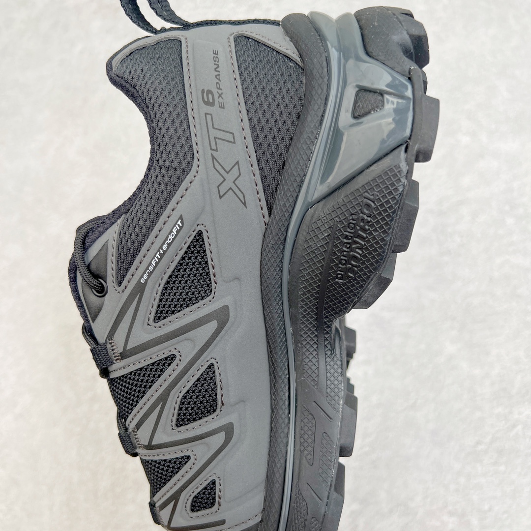  SALOMON XT-6 萨洛蒙  低筒 减震防滑 户外 跑步鞋 运动鞋 登山 男鞋 女鞋  波鞋（版型偏小一码）黑色 417413