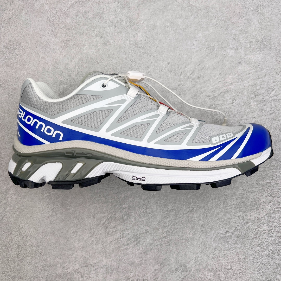  SALOMON XT-6 萨洛蒙  低筒 减震防滑 户外 跑步鞋 运动鞋 登山 男鞋 女鞋  波鞋（版型偏小一码）M白蓝 412531