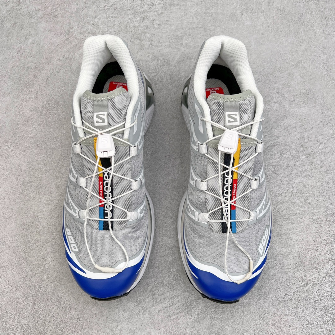  SALOMON XT-6 萨洛蒙  低筒 减震防滑 户外 跑步鞋 运动鞋 登山 男鞋 女鞋  波鞋（版型偏小一码）M白蓝 412531