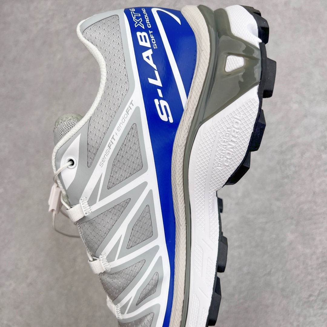  SALOMON XT-6 萨洛蒙  低筒 减震防滑 户外 跑步鞋 运动鞋 登山 男鞋 女鞋  波鞋（版型偏小一码）M白蓝 412531