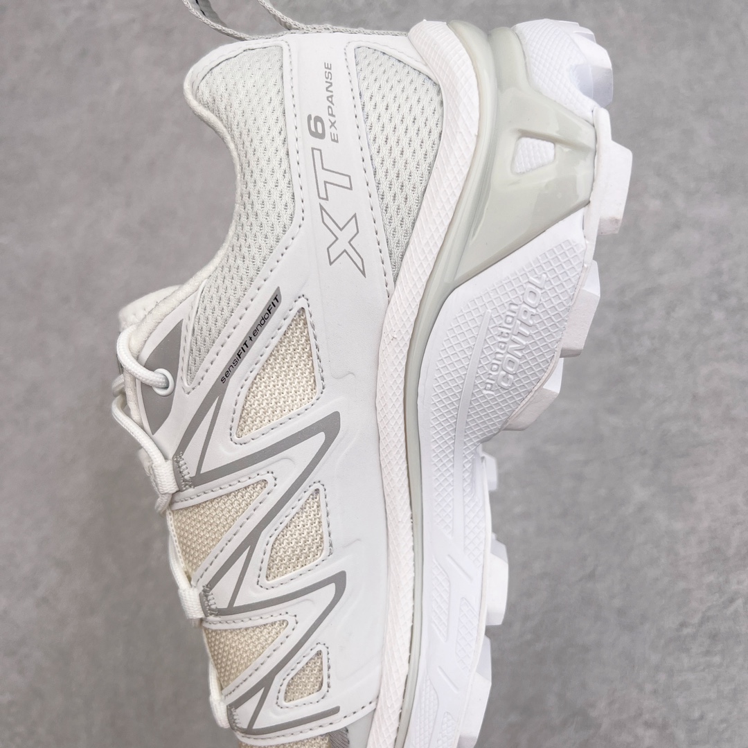  SALOMON XT-6 萨洛蒙  低筒 减震防滑 户外 跑步鞋 运动鞋 登山 男鞋 女鞋  波鞋（版型偏小一码）M银白 417414