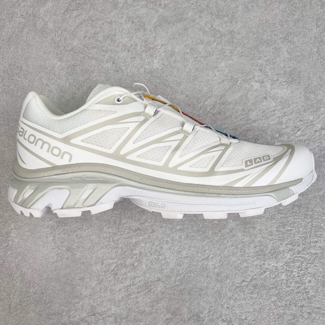  SALOMON XT-6 萨洛蒙  低筒 减震防滑 户外 跑步鞋 运动鞋 登山 男鞋 女鞋  波鞋（版型偏小一码）M白色 412529