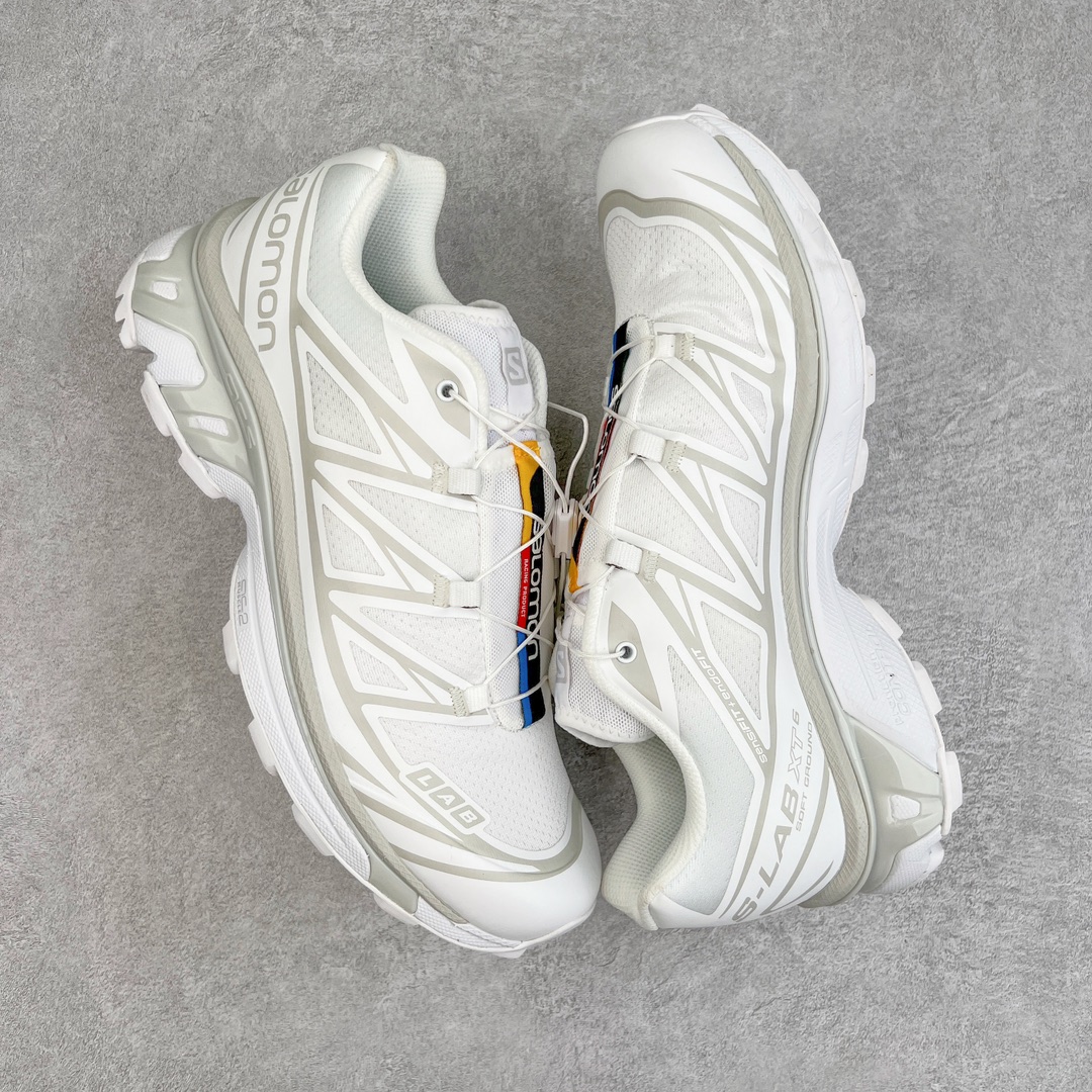  SALOMON XT-6 萨洛蒙  低筒 减震防滑 户外 跑步鞋 运动鞋 登山 男鞋 女鞋  波鞋（版型偏小一码）M白色 412529