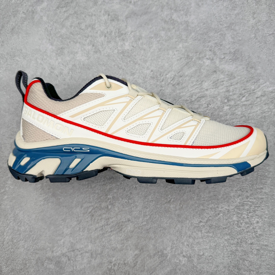 SALOMON XT-6 萨洛蒙  低筒 减震防滑 户外 跑步鞋 运动鞋 登山 男鞋 女鞋  波鞋（版型偏小一码）M米灰色 472885