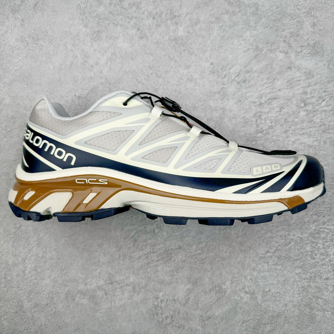  SALOMON XT-6 萨洛蒙  低筒 减震防滑 户外 跑步鞋 运动鞋 登山 男鞋 女鞋  波鞋（版型偏小一码）M灰白 471366