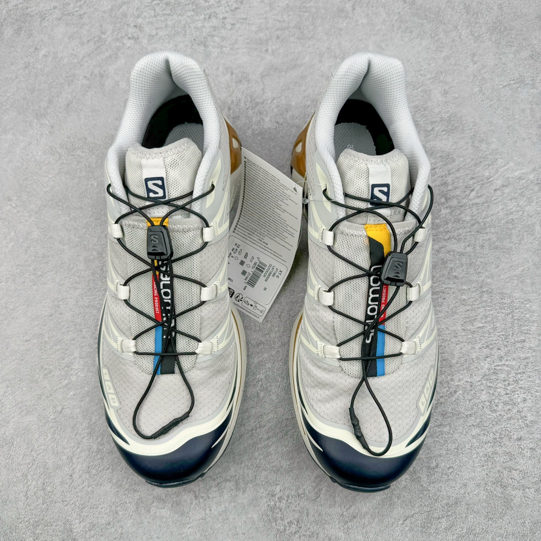  SALOMON XT-6 萨洛蒙  低筒 减震防滑 户外 跑步鞋 运动鞋 登山 男鞋 女鞋  波鞋（版型偏小一码）M灰白 471366