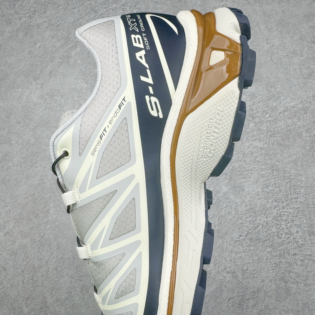  SALOMON XT-6 萨洛蒙  低筒 减震防滑 户外 跑步鞋 运动鞋 登山 男鞋 女鞋  波鞋（版型偏小一码）M灰白 471366