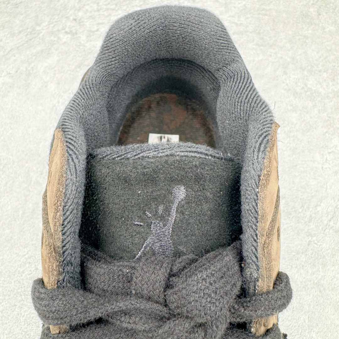  Travis Scott x Jordan Jumpman 倒钩 联名 魔术贴 板鞋 休闲鞋 防滑耐磨 运动鞋 男鞋 波鞋  黑棕色  FZ8117-201