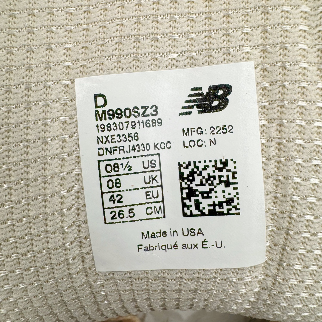  新版 SIZE New Balance  NB990 V3 美版 低筒 绒面 复古跑鞋 休闲鞋 板鞋 运动鞋 男鞋 女鞋 波鞋 米褐色 M990SZ3