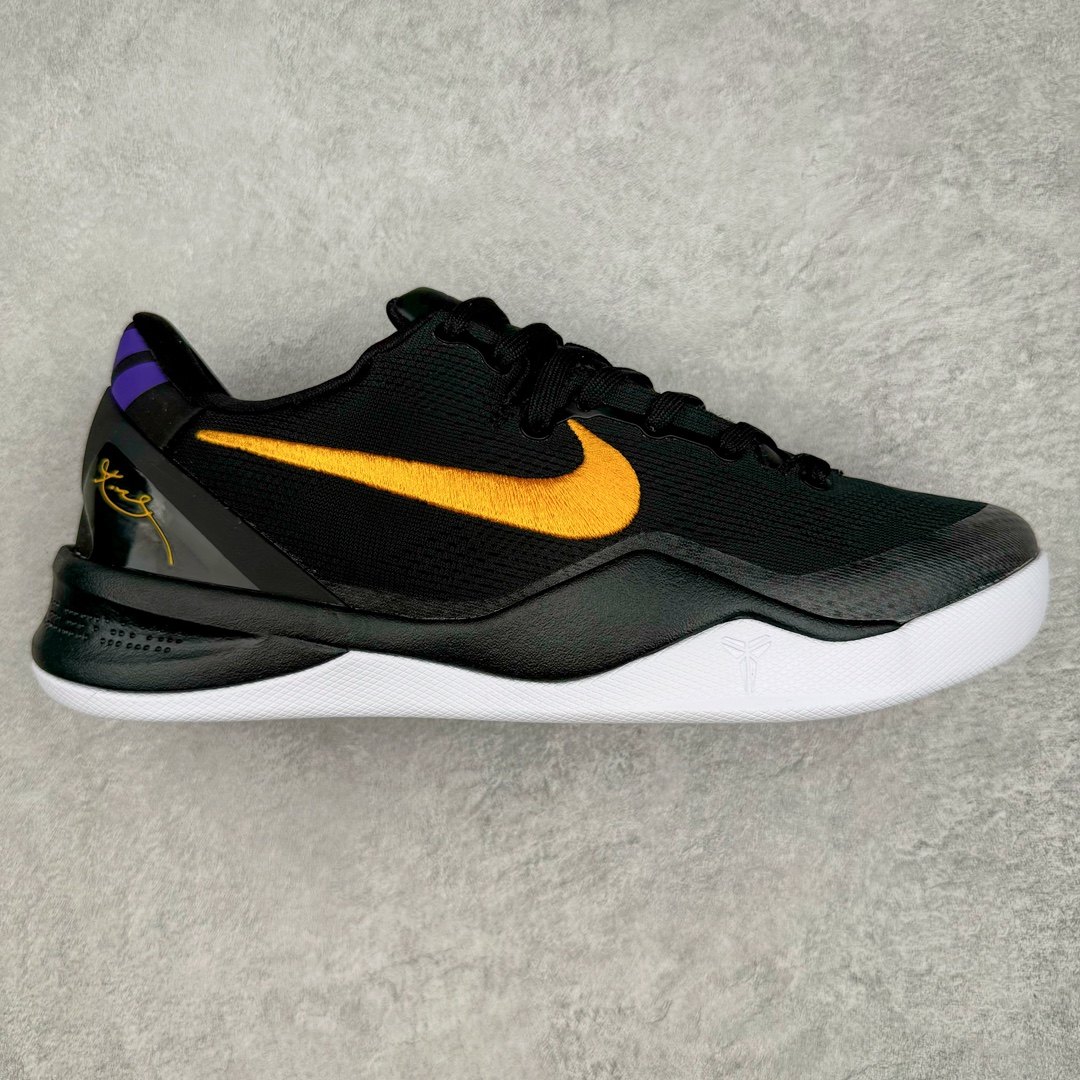 S2外贸 Kobe8 Protro Hollywood Nights 科比8 低筒  全掌LUNARLON 鞋墊 籃球鞋 實戰鞋 球鞋 男鞋 波鞋 黑黄 HF9550-001