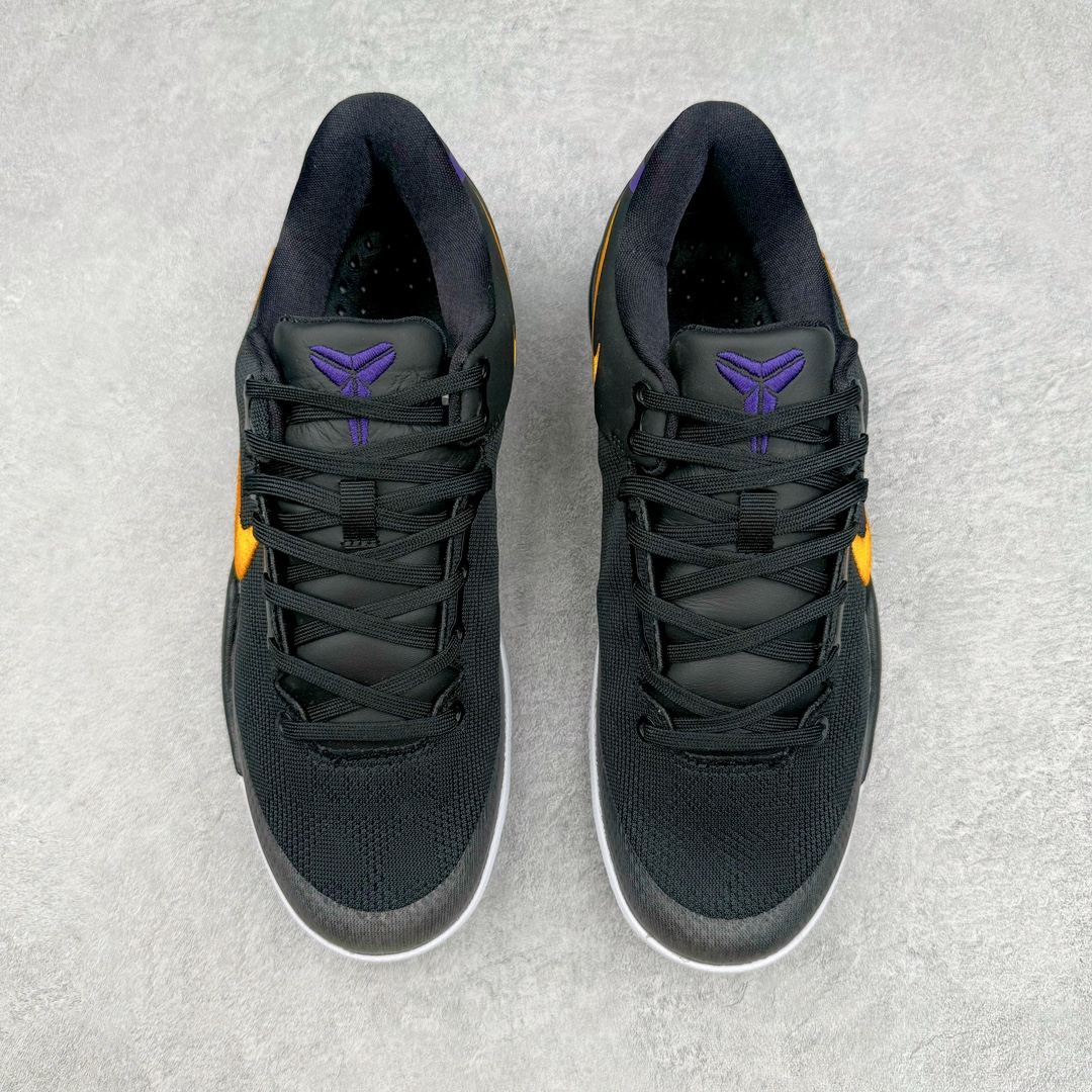S2外贸 Kobe8 Protro Hollywood Nights 科比8 低筒  全掌LUNARLON 鞋墊 籃球鞋 實戰鞋 球鞋 男鞋 波鞋 黑黄 HF9550-001
