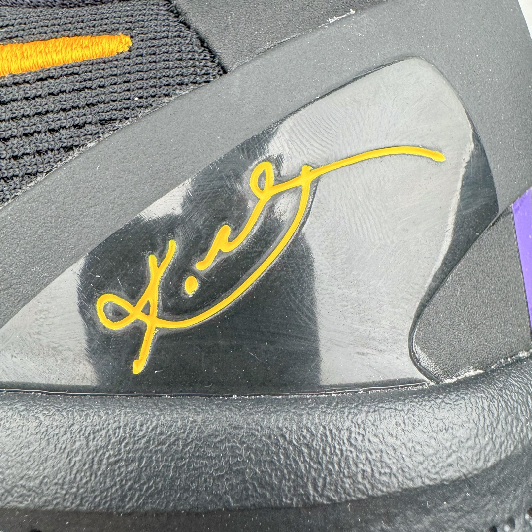 S2外贸 Kobe8 Protro Hollywood Nights 科比8 低筒  全掌LUNARLON 鞋墊 籃球鞋 實戰鞋 球鞋 男鞋 波鞋 黑黄 HF9550-001