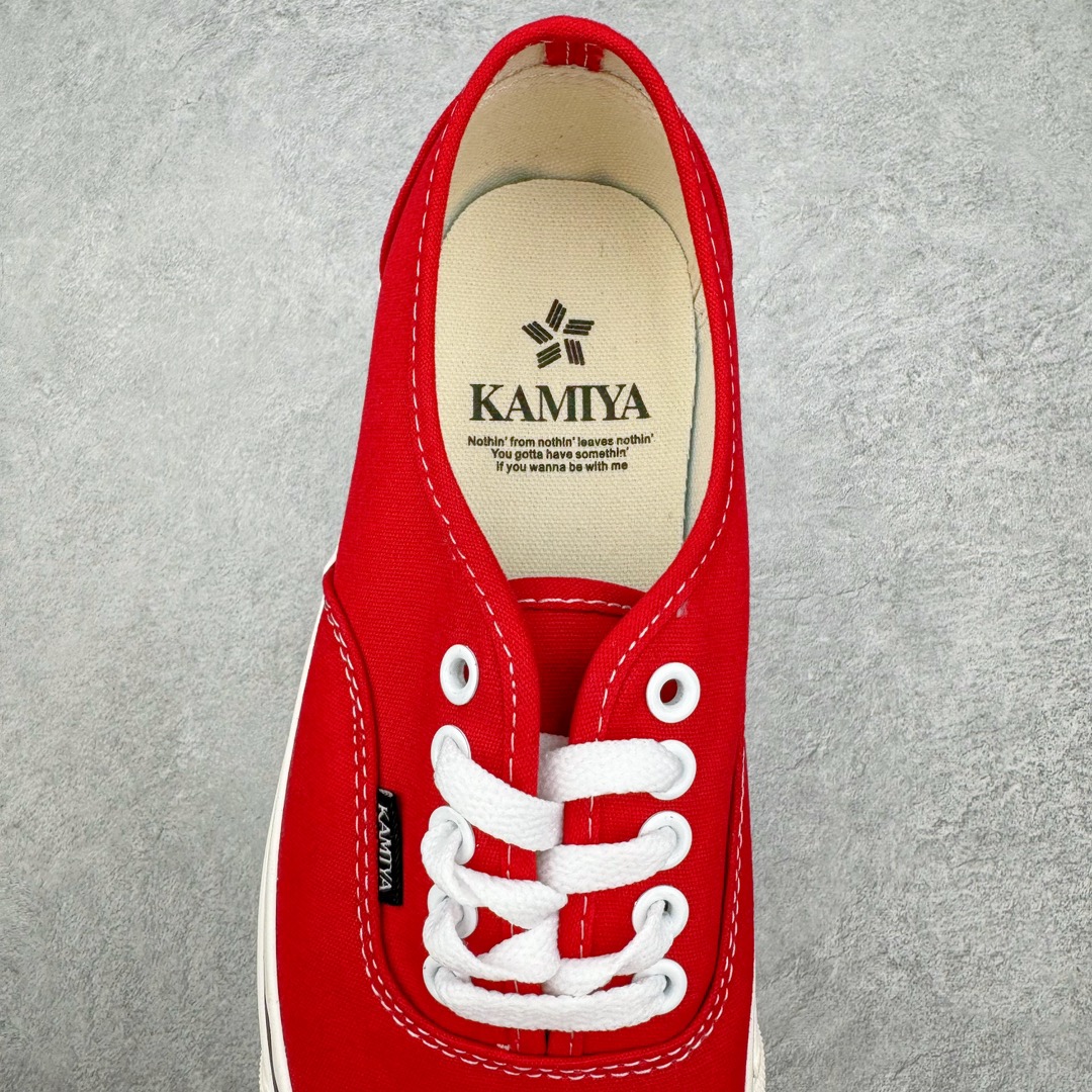  MIHARA YASUHIRO 三原康裕 Vulcanize Sneaker KAMIYA 低筒  帆布鞋 板鞋 休闲鞋 增高鞋 男鞋 女鞋 波鞋 红色