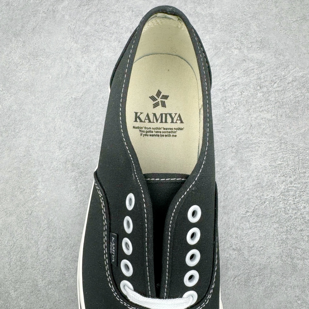 MIHARA YASUHIRO 三原康裕 Vulcanize Sneaker KAMIYA 低筒  帆布鞋 板鞋 休闲鞋 增高鞋 男鞋 女鞋 波鞋 黑色