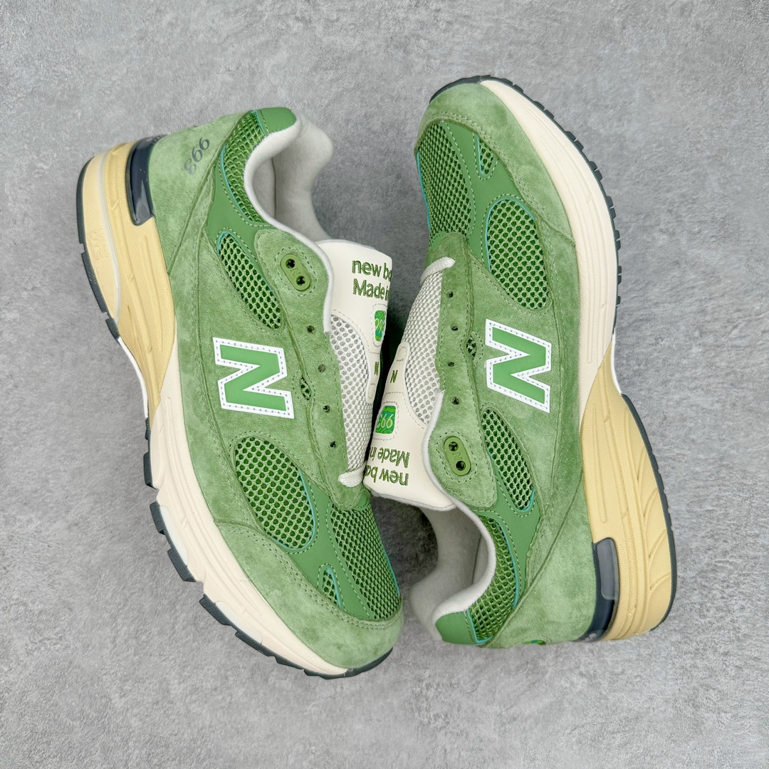 新版 New Balance NB993  低筒 潮流百搭 复古跑鞋 休闲鞋 运动鞋 男鞋  波鞋 绿色 U993GW