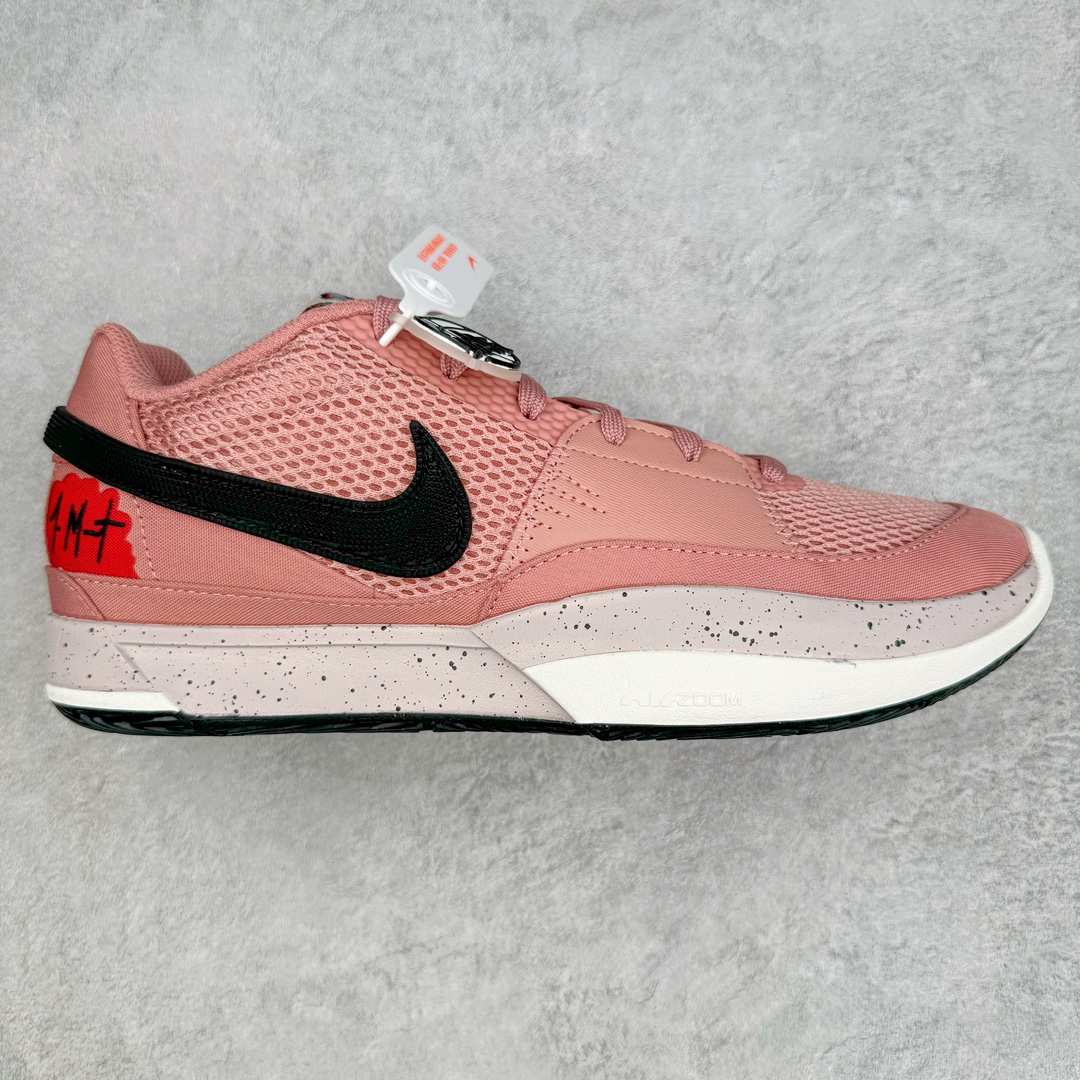  滅世 莫兰特 1代  Nike Zoom JA1  低筒 前後氣墊 耐磨透氣 實戰籃球鞋 波鞋 球鞋 男鞋 波鞋 红黑白 FV1288-600