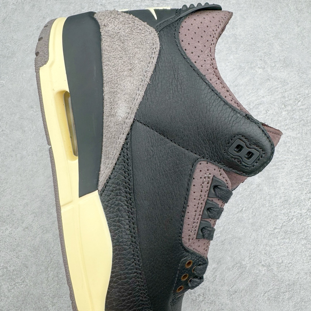   A Ma Maniere Air Jordan 3   AJ3  Black AMM中筒 休闲鞋 篮球鞋 板鞋 男鞋 黑金 波鞋 黑紫 FZ4811-001