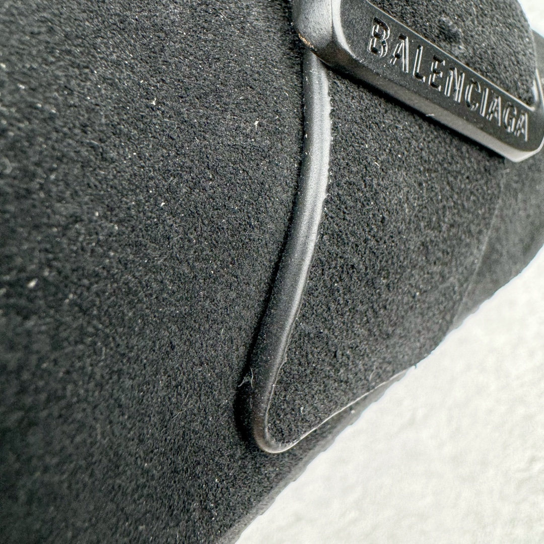  Balenciaga 巴黎世家 平底 簡約 包頭室內 室外 拖鞋 麂皮 男鞋 女鞋 黑色